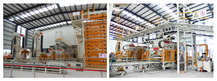 生态砂基透水砖机生产线图片