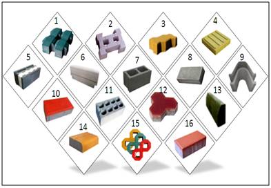 空心砖砖型图片