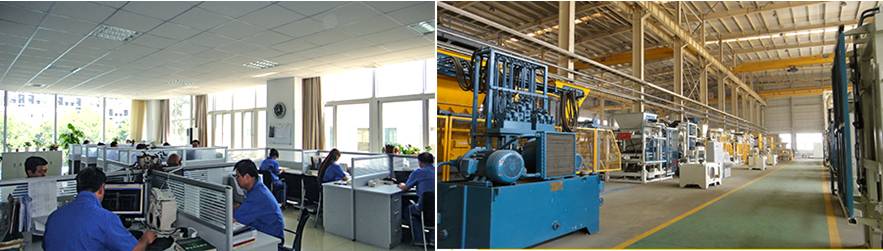 免烧砖机生产车间