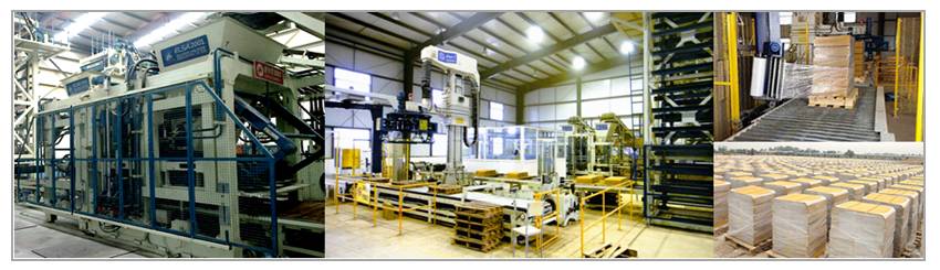 大型路沿石砖机生产线图片