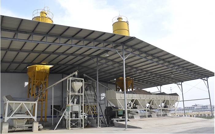 全自动路沿石砖机配料系统