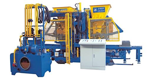 小区草坪砖机成型系统