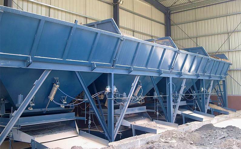 小区草坪砖机配料系统