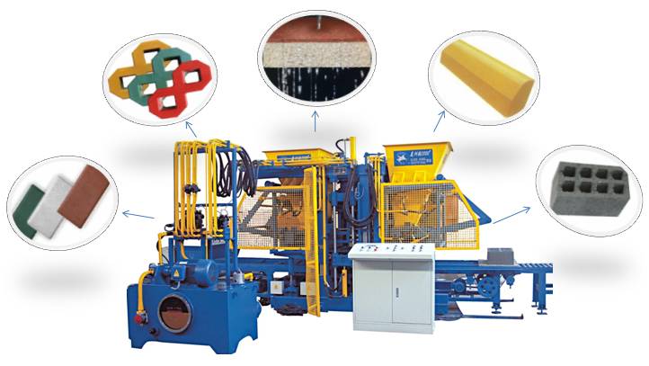 免烧砖机正面图片