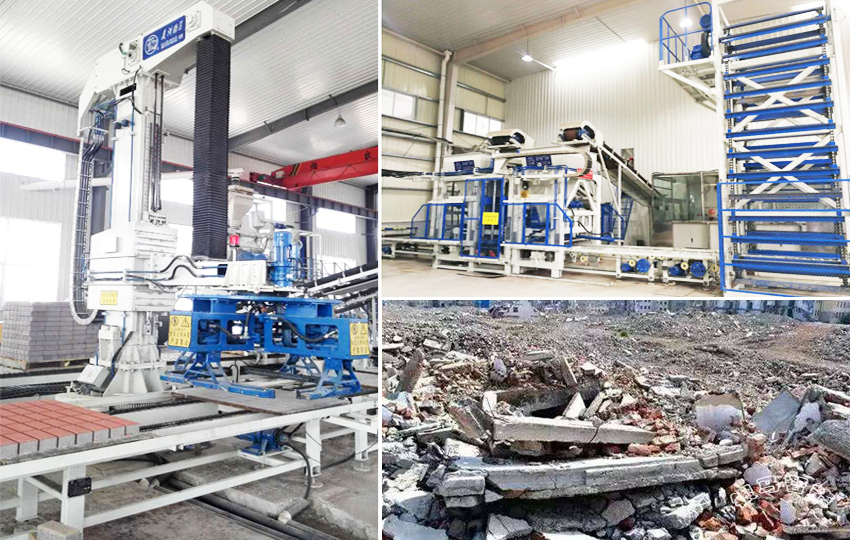 全自动建筑垃圾制砖机:陕西固废资源的绿色循环处理
