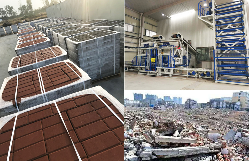 环保建筑垃圾制砖机：“整治+修复”筑生态陕西