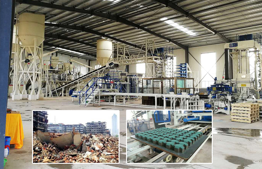 植草砖制砖机:建筑垃圾资源三大应用领域有哪些?